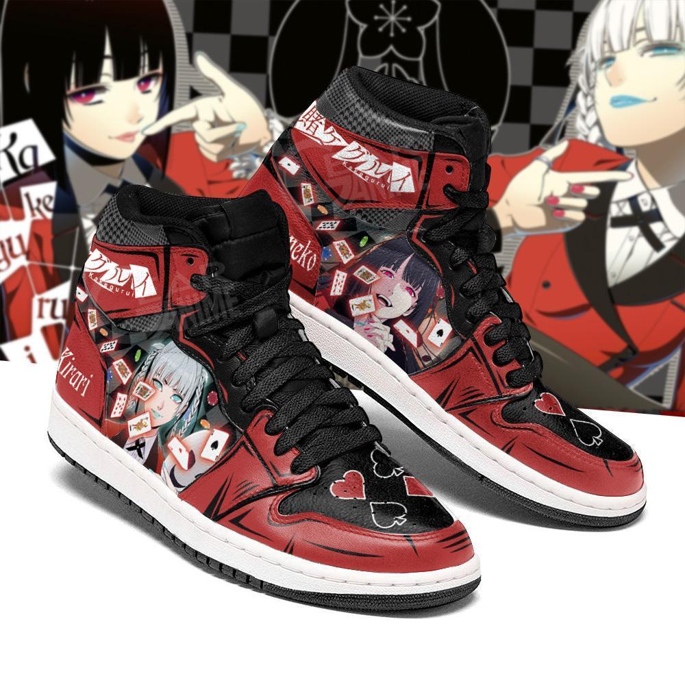 Yumeko Kirari Kakegurui Sneakers Anime Custom From Fan Request Air Jordan Shoes