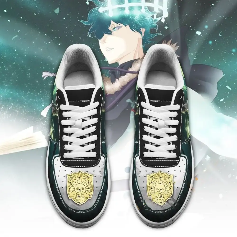 Yuno Golden Dawn Magic Knight Black Clover Anime Amazon Nike Air Force Shoes