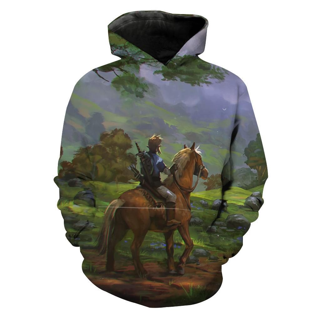 Zelda Horse Zelda Gaming Hoodie 3D