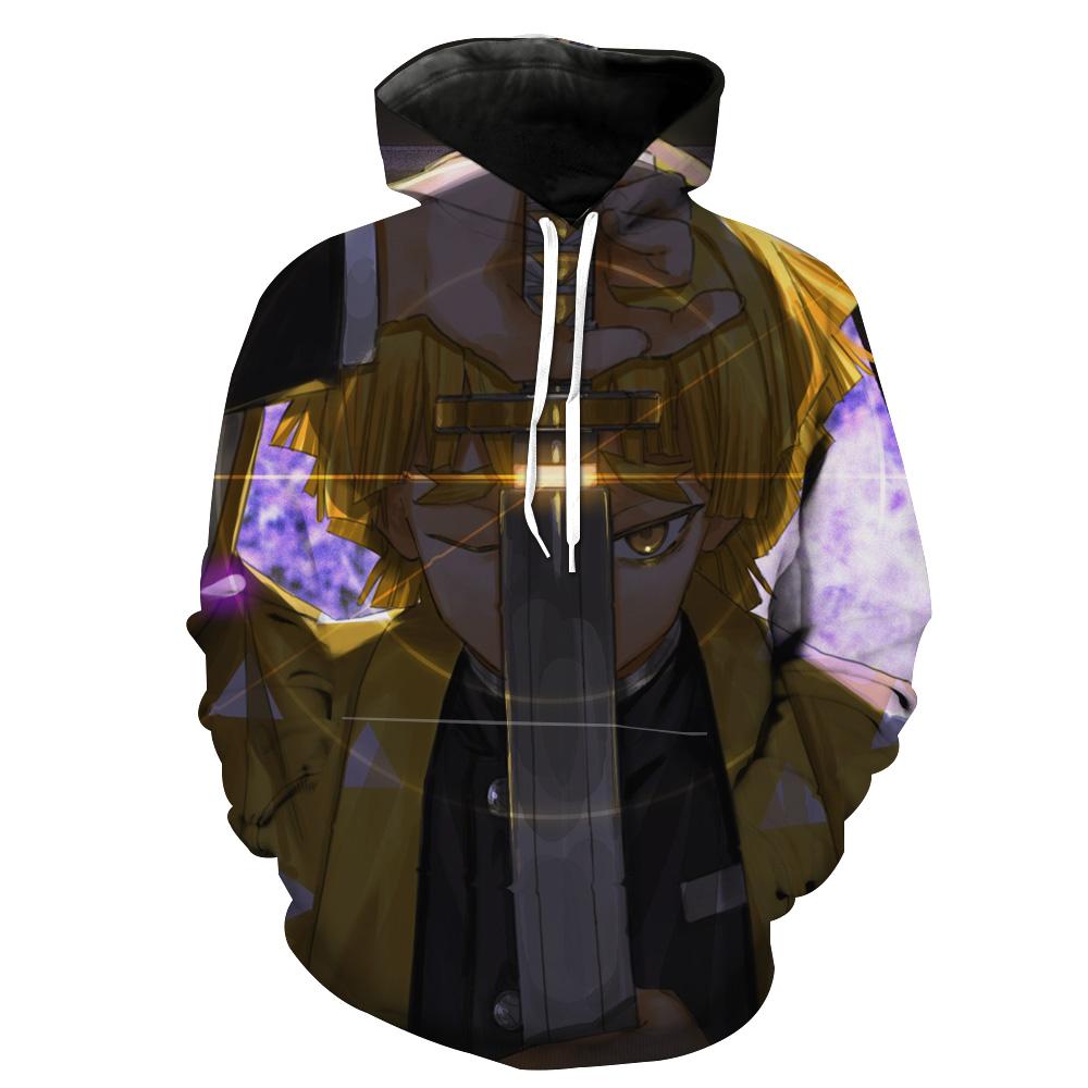 Zenitsu Agatsuma Demon Slayer Demon Slayer Apparel Hoodie 3D