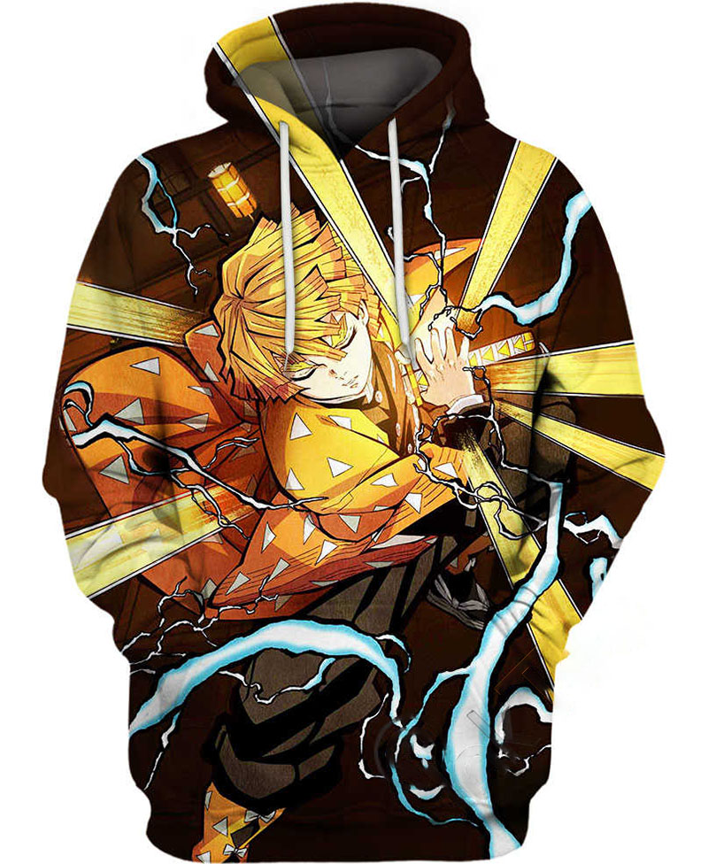 Zenitsu Six Folds Hoodie 3D