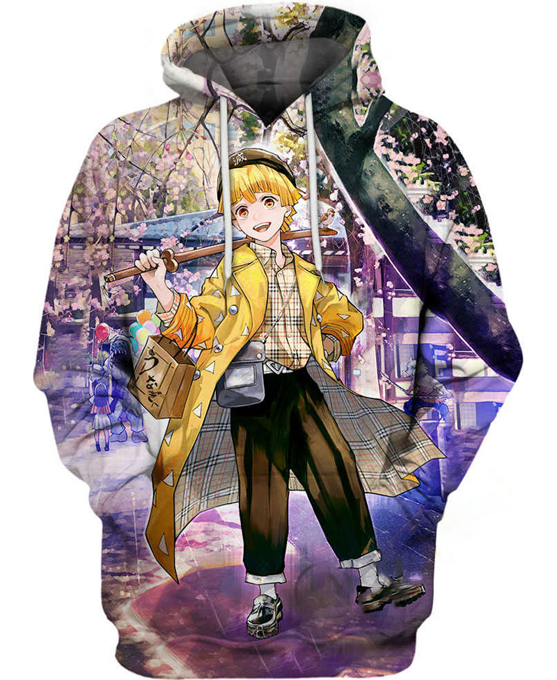 Zenitsu Street Style Hoodie 3D
