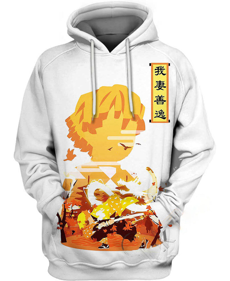 Zenitsu Thunder Hashira Hoodie 3D