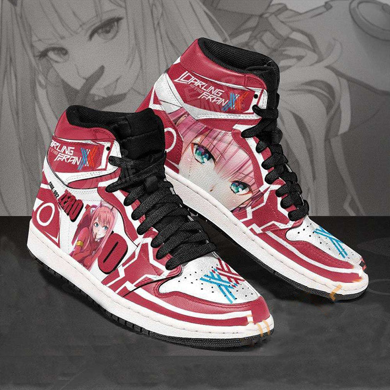 Zero Two Darling In The Franxx For Men And Women Personalized Air Jordan Shoes