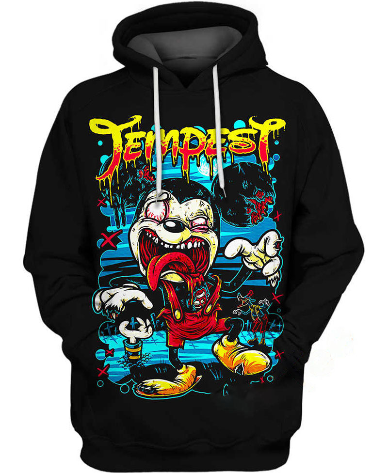 Zombie Mickey Hoodie 3D