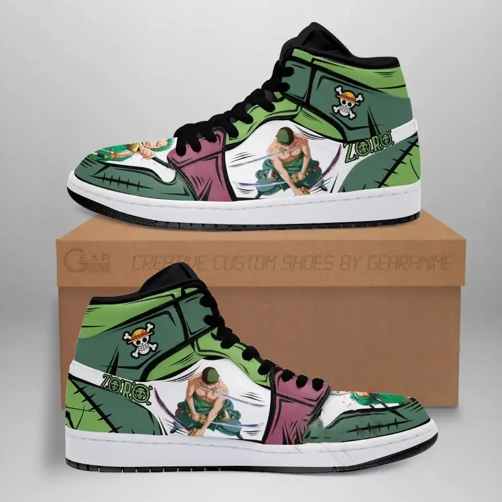 Zoro Straw Hat Priates One Piece Anime Amazon Air Jordan Shoes