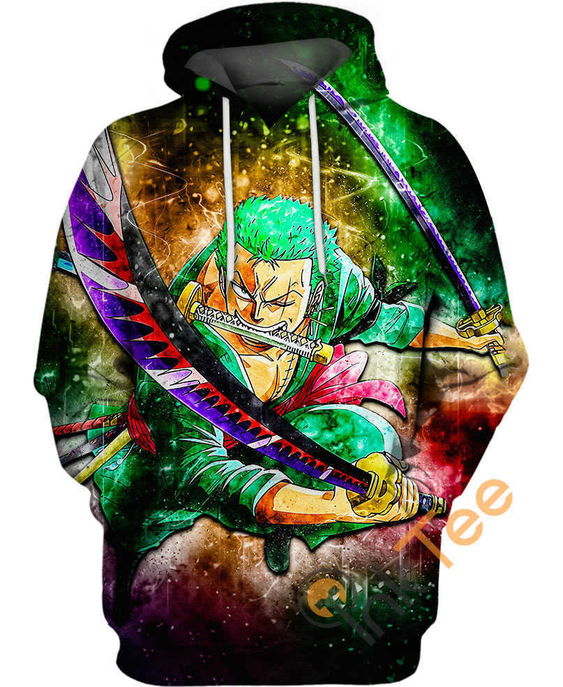 Zoro Thre-sword Style Hoodie 3D
