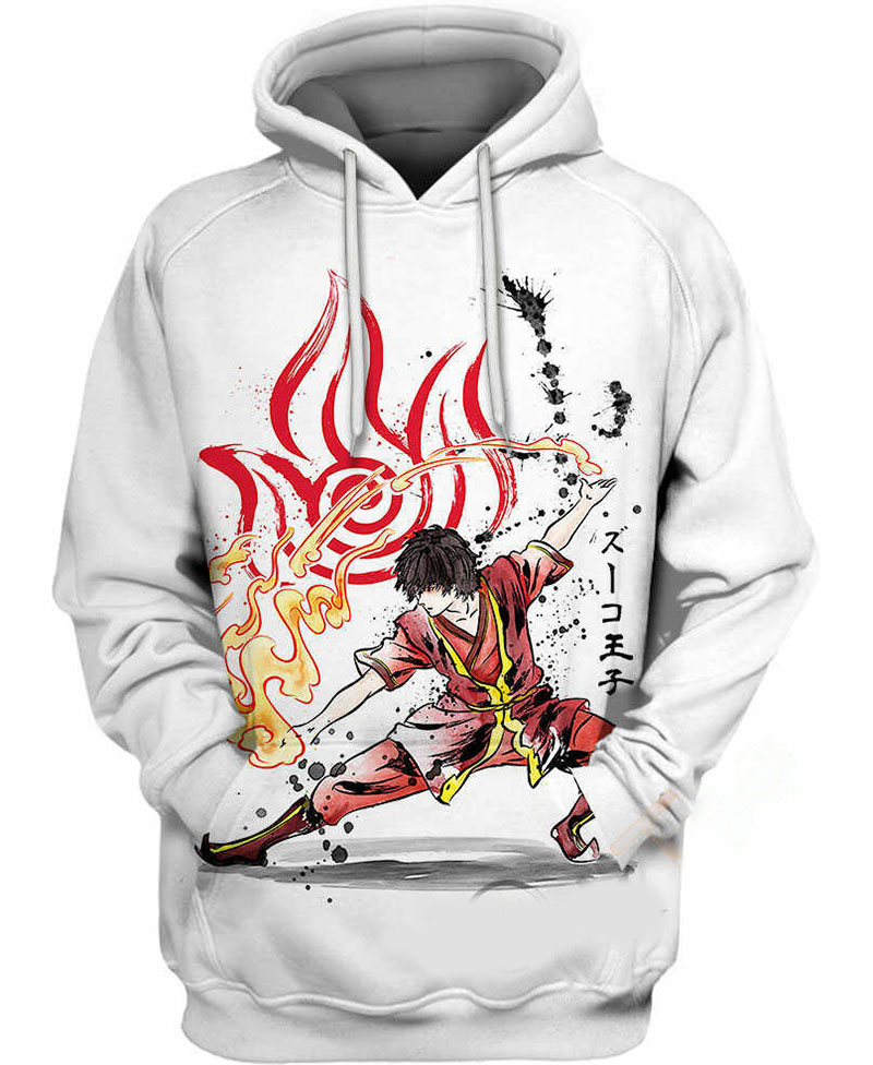 Zuko Fire Nation Royal Hoodie 3D